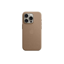 Apple iPhone 15 Pro için MagSafe özellikli Mikro Dokuma Kılıf - Vizon Grisi ​​​​​​​ Outlet