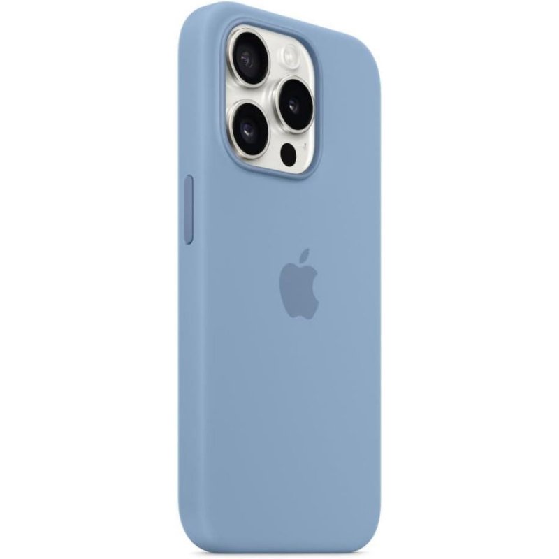 iPhone 15 Pro MagSafe Özellikli Silikon Buz Mavisi Kılıf MT1L3ZM/A
