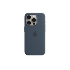 Apple iPhone 15 Pro için MagSafe özellikli Silikon Kılıf - Fırtına Mavisi ​​​​​​​ Outlet