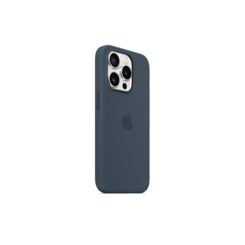Apple iPhone 15 Pro için MagSafe özellikli Silikon Kılıf - Fırtına Mavisi ​​​​​​​ Outlet