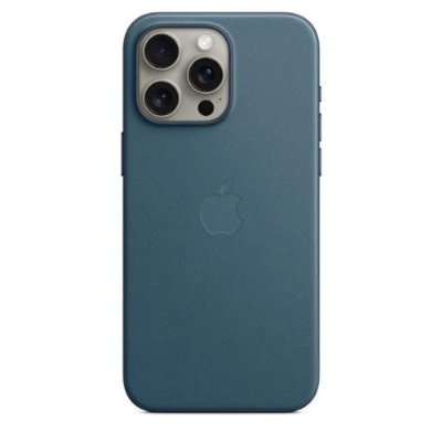 iPhone 15 Pro Max MagSafe Özellikli Mikro Dokuma Pasifik Mavi Kılıf MT4Y3ZM/A