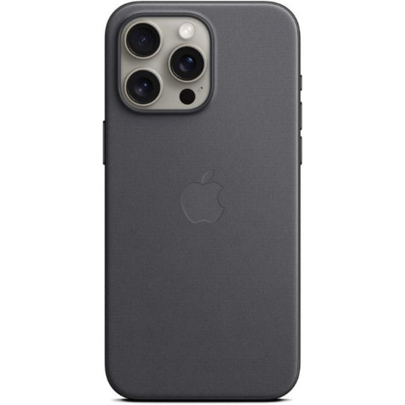 iPhone 15 Pro Max için MagSafe özellikli Silikon Kılıf - Siyah