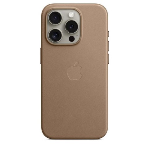 iPhone 15 Pro MagSafe Özellikli Mikro Dokuma Vizon Gris...