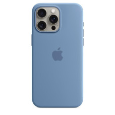 iPhone 15 Pro Max için MagSafe özellikli Silikon Kılıf  Buz Mavisi Outlet