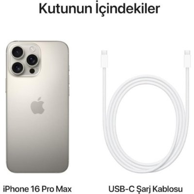 iPhone 16 Pro Max 512 GB Natürel Titanyum