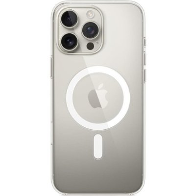 iPhone 16 Pro Max için MagSafe özellikli Şeffaf Kılıf Teşhir