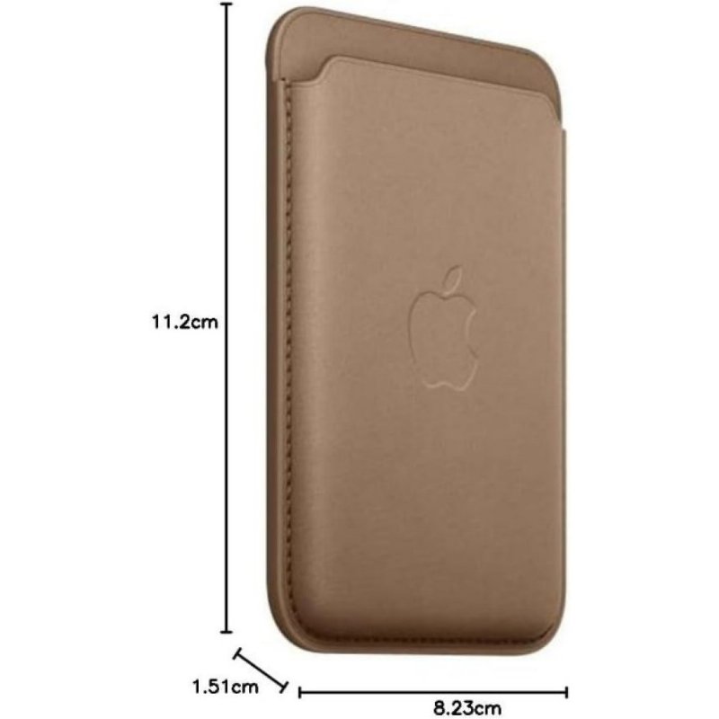 Apple MT243ZM/A iPhone için MagSafe Özellikli Mikro Dokuma Vizon Grisi Kartlık Teşhir