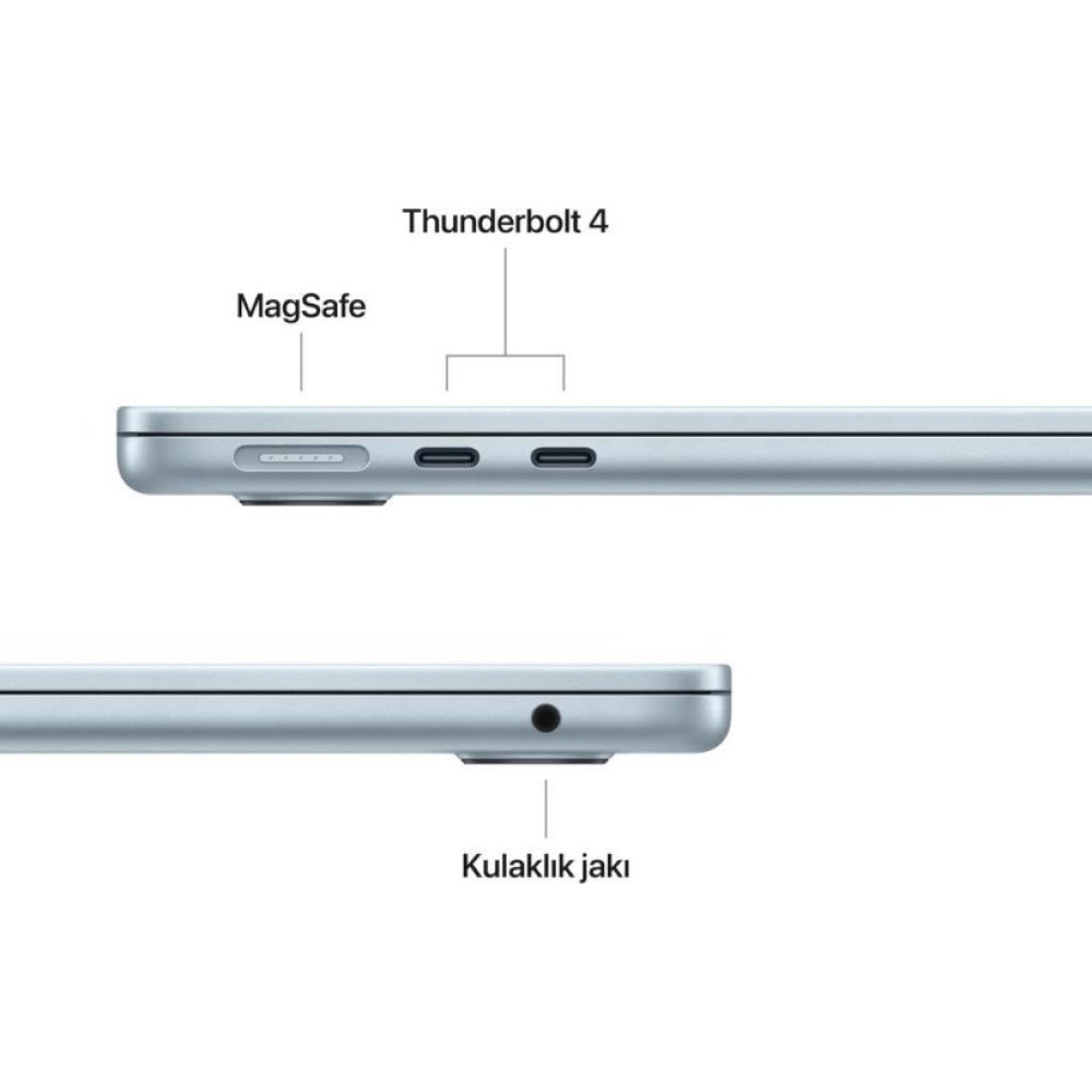 MacBook Air M4 24 GB 512 GB SSD 13.6" MC6V4TU/A Gök Mavisi Outlet (Açıklamayı Okuyunuz)