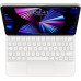 Apple Magic Keyboard: 11 inç iPad Pro ve iPad Air (4. ve 5. nesil) için iPad klavyesi ve kılıfı, harika yazma deneyimi, yerleşik trackpad, Almanca - Beyaz