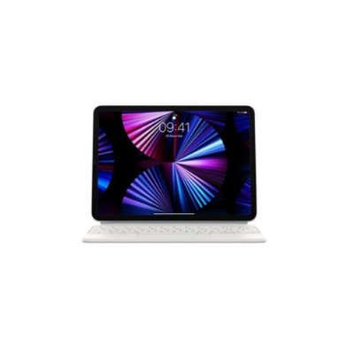 Apple iPad MJQJ3TQ/A Tablet Kılıfı 11 inç iPad Air (M2) için Magic Keyboard - Türkçe Q Klavye - Beyaz