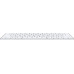 Apple Magic Keyboard: Bluetooth, şarj edilebilir. Mac, iPad ve iPhone ile çalışır; Almanca, Gümüş Rengi (USB-C)