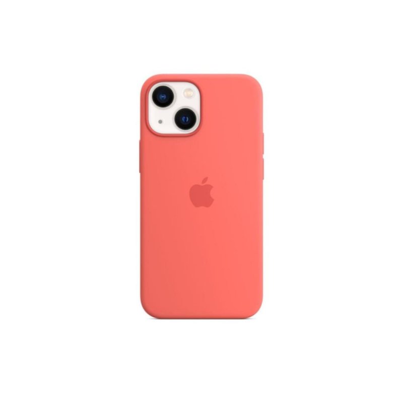Apple MagSafe özellikli Silikon Kılıf (iPhone 13 mini) - Pembe Pomelo Outlet