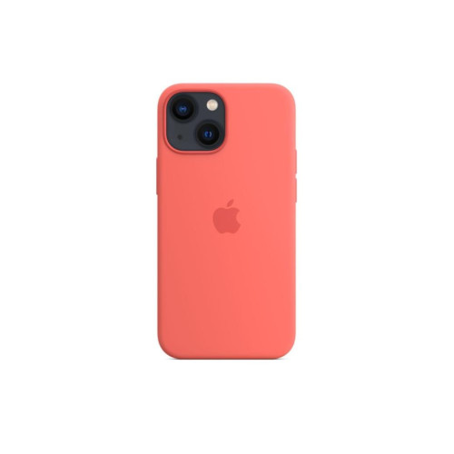 Apple MagSafe özellikli Silikon Kılıf (iPhone 13 mini) - Pembe Pomelo Outlet