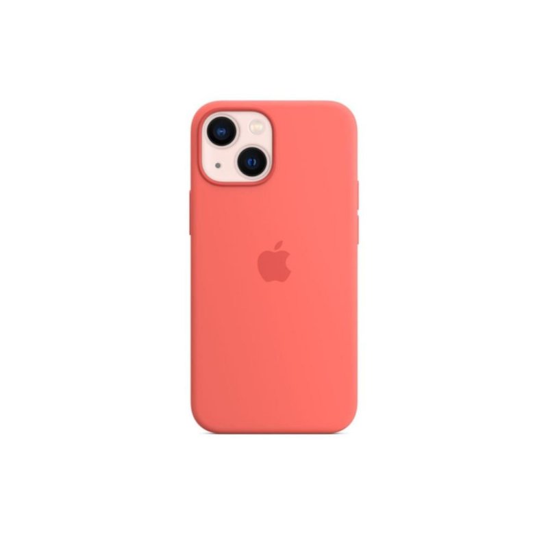 Apple MagSafe özellikli Silikon Kılıf (iPhone 13 mini) - Pembe Pomelo Outlet