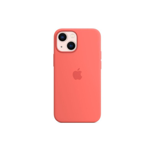 Apple MagSafe özellikli Silikon Kılıf (iPhone 13 mini) - Pembe Pomelo Outlet
