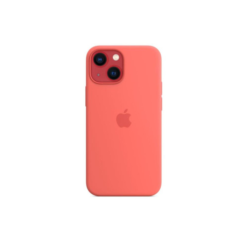 Apple MagSafe özellikli Silikon Kılıf (iPhone 13 mini) - Pembe Pomelo Outlet