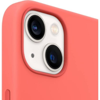 iPhone 13 mini için MagSafe özellikli Silikon Kılıf - Puslu Pembe