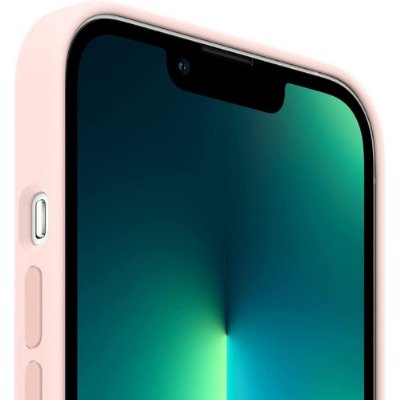 Apple iPhone 13 Pro Max Silikon Kılıf Puslu Pembe MM2R3ZM/A