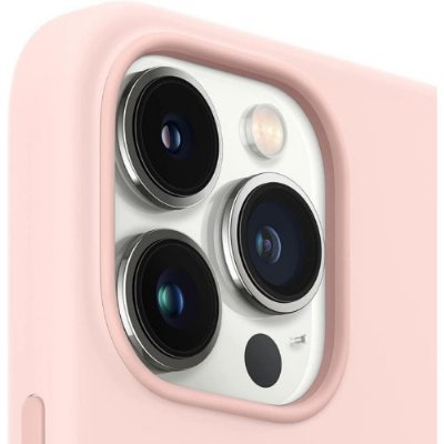 Apple iPhone 13 Pro Max Silikon Kılıf Puslu Pembe MM2R3ZM/A