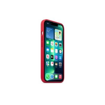 Apple MagSafe özellikli Silikon Kılıf (iPhone 13 Pro) - (PRODUCT) RED