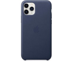 Apple iPhone 11 Pro Deri Kılıf Gece Mavisi - ...