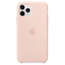 Apple iPhone 11 Pro Silikon Telefon Kılıfı, Pink Sand- Outlet