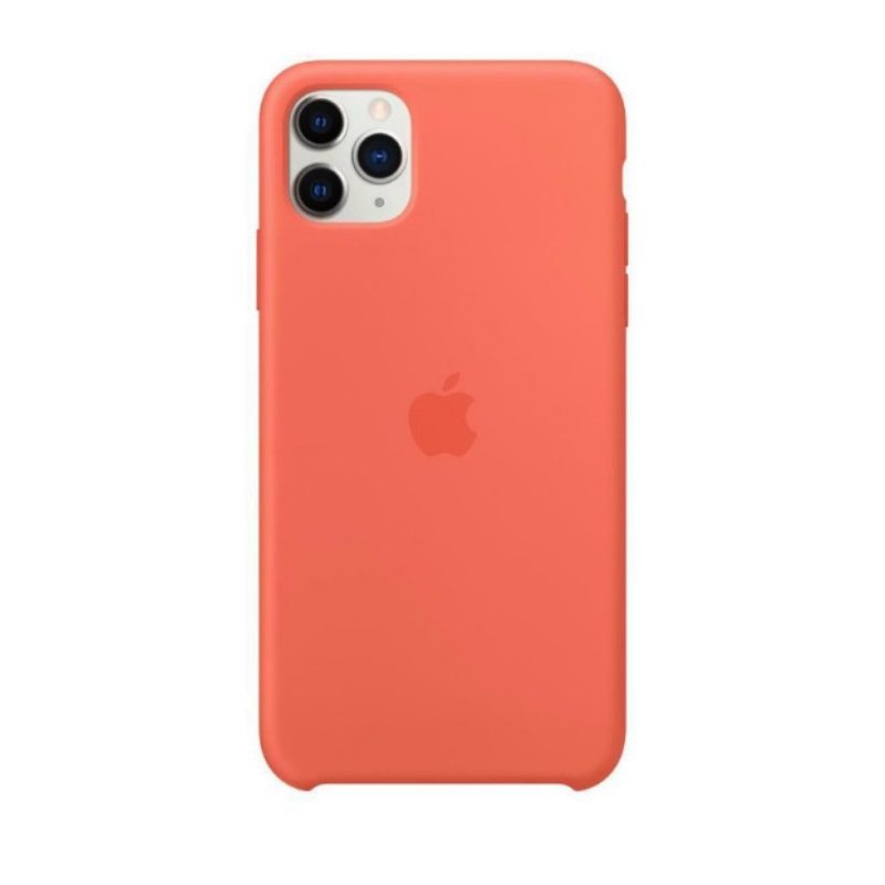 Apple iPhone 11 Pro Max Silikon Kılıf Mandalina Turuncu - MX022ZM/A Outlet