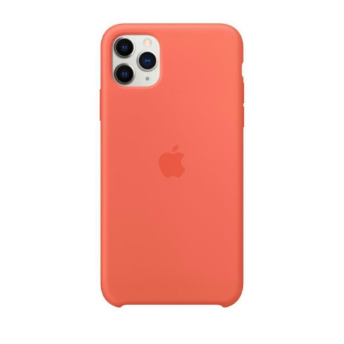 Apple iPhone 11 Pro Max Silikon Kılıf Mandalina Turuncu - MX022ZM/A Outlet