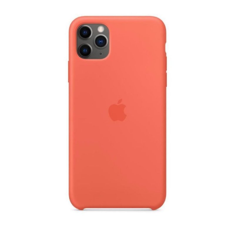 Apple iPhone 11 Pro Max Silikon Kılıf Mandalina Turuncu - MX022ZM/A Outlet