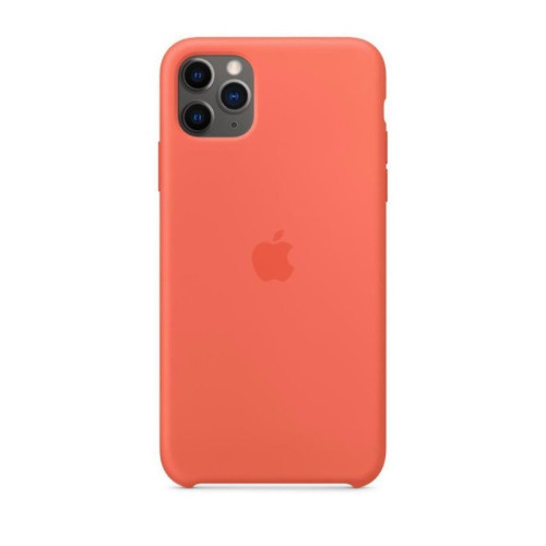 Apple iPhone 11 Pro Max Silikon Kılıf Mandalina Turuncu - MX022ZM/A Outlet