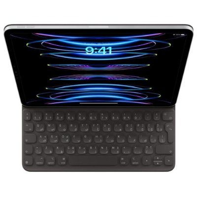 Apple 11 inç iPad Pro (4. nesil) ve 11 inç iPad Air (M2) için Smart Keyboard Folio - Arapça MXNK2AT/A