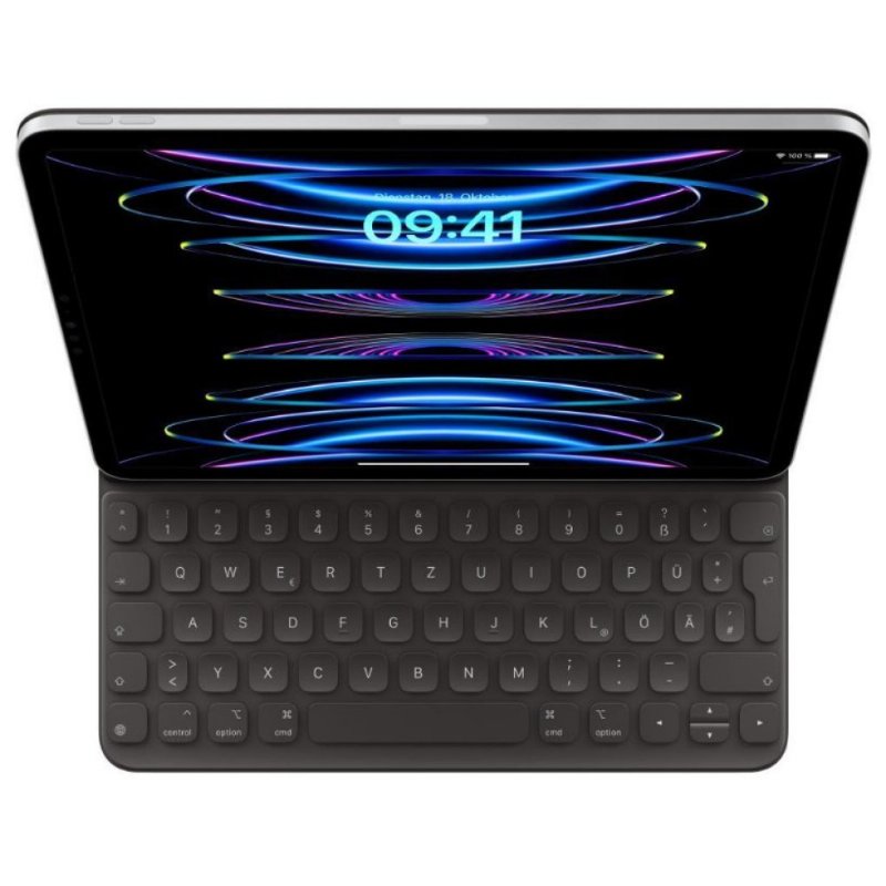 Apple11 inç iPad Pro (4. nesil) ve 11 inç iPad Air (M2) için Smart Keyboard Folio - Almanca MXNK2TD/A