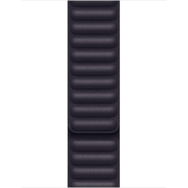 Apple Watch 41 mm Mürekkep Moru Baklalı Model Deri Kayış - M/L - Teşhir