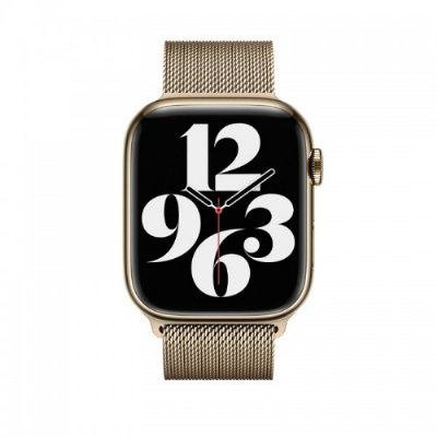 Apple Watch 45 mm Altın Rengi Milano Loop Outlet
