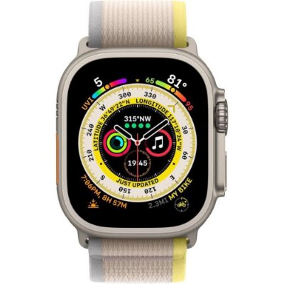Apple Watch 49mm Trail Kordon Sarı-Bej M/L MQEH3ZM/A Outlet