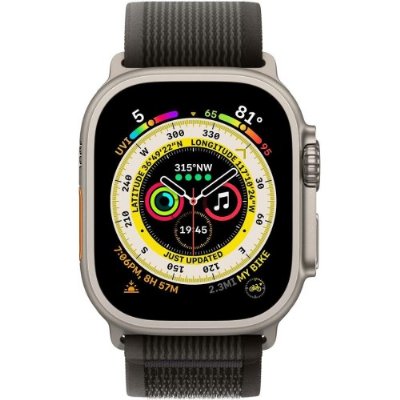 Apple Watch 49Mm Siyah/Gri Trail Loop - S/M