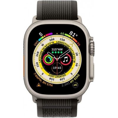 Apple Watch 49 mm Siyah/Gri Trail Loop - S/M OUTLET