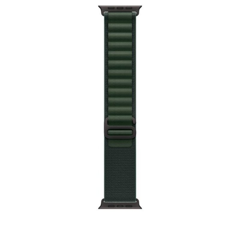 Apple Watch 49 mm Koyu Yeşil Alpine Loop - Orta Boy Outlet