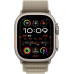 Apple Watch 49 mm Yıldız Işığı Alpine Loop - Orta Boy - Teşhir