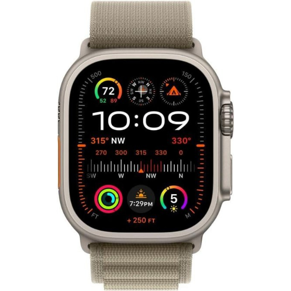 Apple Watch Band - Alpine Loop - 49 mm - Zeytin - Büyük Boy Outlet