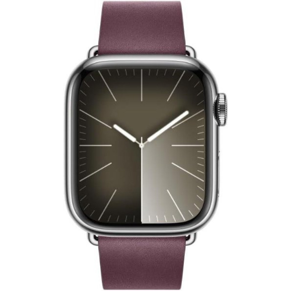 Apple Watch Band - Modern Tokalı Kayış - 41 mm - Karadut - Orta Boy Outlet