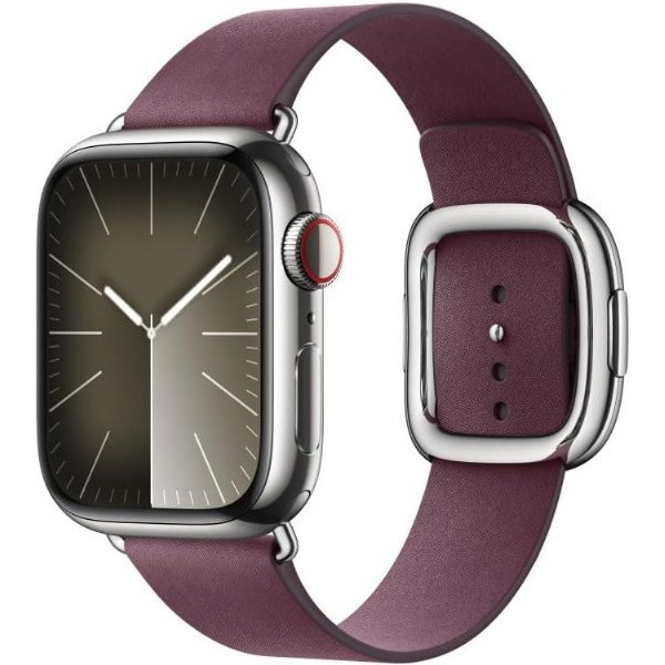 Apple Watch Band - Modern Tokalı Kayış - 41 mm - Karadut - Orta Boy Outlet