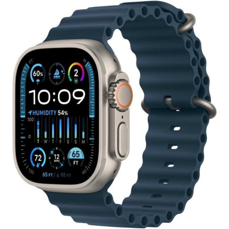 Apple Watch Band - Ocean Band Extension - 49 mm - Mavi - Standart - Teşhir