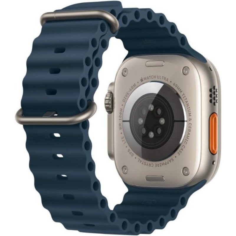 Apple Watch Band - Ocean Band Extension - 49 mm - Mavi - Standart - Teşhir