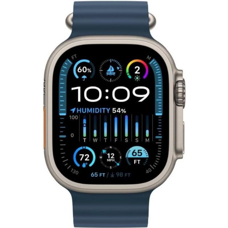 Apple Watch Band - Ocean Band Extension - 49 mm - Mavi - Standart - Teşhir