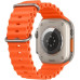 Apple Watch Band - Ocean Band Extension - 49 mm - Turuncu - Standart - Teşhir
