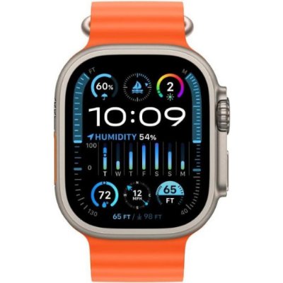 Apple Watch Band - Ocean Band Extension - 49 mm - Turuncu - Standart - Teşhir
