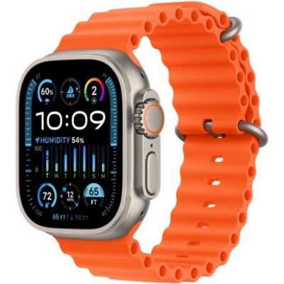 Apple Watch Band - Ocean Band Extension - 49 mm - Turuncu - Standart - Teşhir