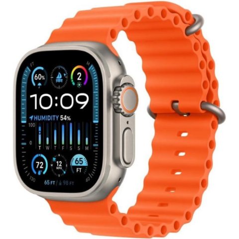 Apple Watch Band - Ocean Band Extension - 49 mm - Turuncu - Standart - Teşhir