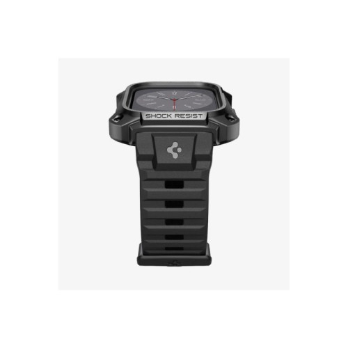 Spigen Apple Watch (45mm) Kılıf, Spigen Tough Armor Pro Metal Black Outlet